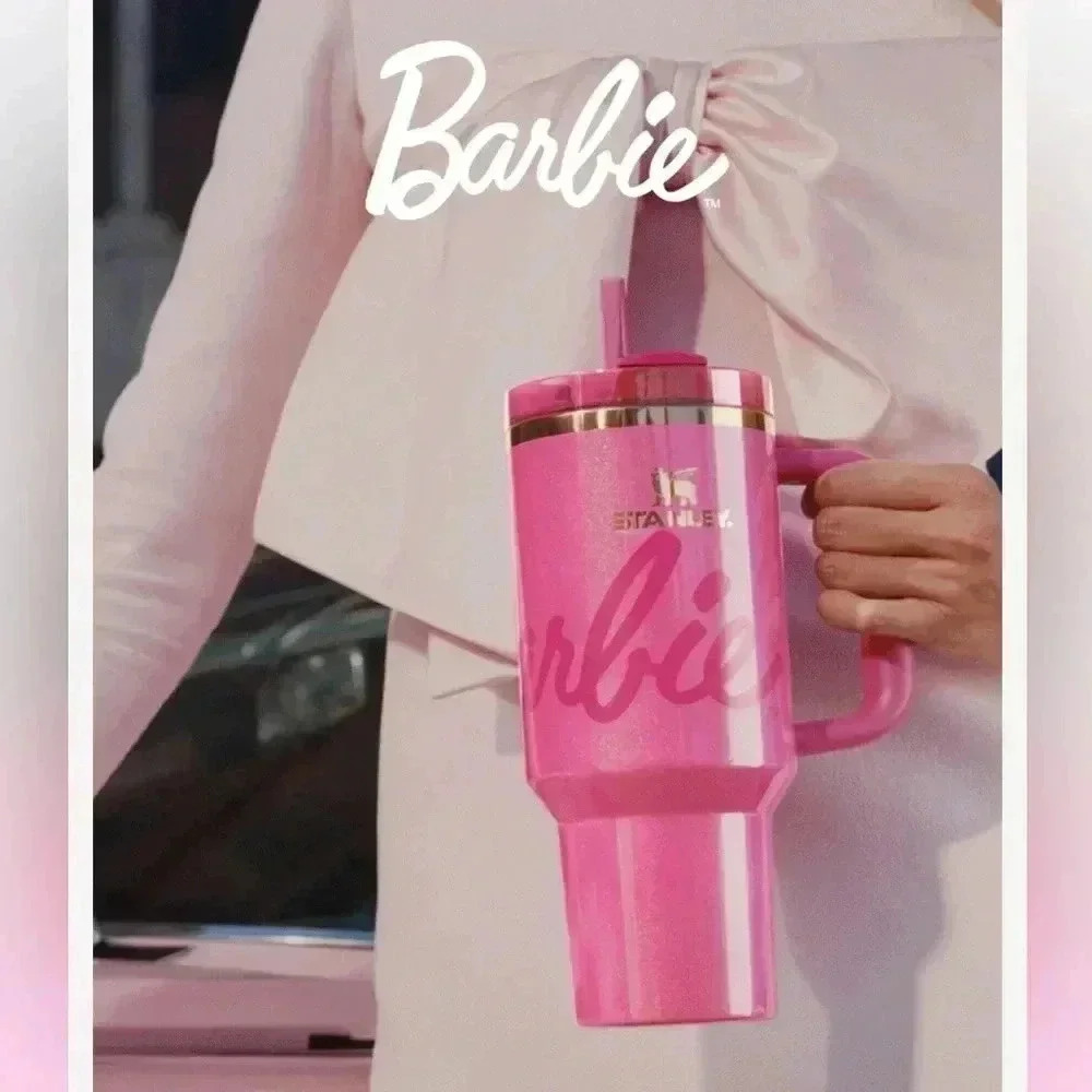 NIB Stanley x Barbie Icon Pink 30 oz unreleased steel Tumbler in collectors box